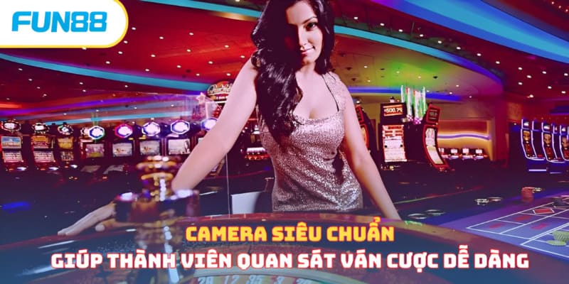 Bàn live casino AE Sexy tại casino Fun88
